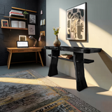 Modern Wooden Live Edge Console Table For Bedroom Decor