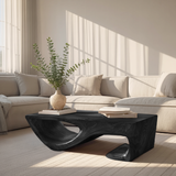Minimal Curved Coffee Table For Living Room