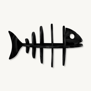 Modern Fish Bone Wall Shelf Nautical Display For Bathroom Kitchen And Beach House