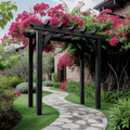 Rustic Garden Arbor Arch For Outdoor Pathways