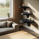 Farmhouse Wooden Mushroom Shelf For Cozy Bedroom And Entryway Design