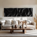 Minimalist Wall Art With 3D Carved For Living Room
