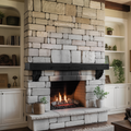 Rustic Fireplace Mantel Shelf For Living Room Cabin Decor