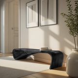 Statement Bench With Smooth Curved Form For Modern Home