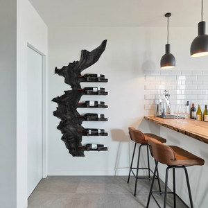 Farmhouse Solid Wood Wine Rack For Entryway Design And Style