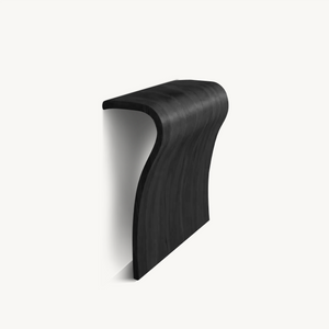Modern Sculptural Curved Console Table For Entryway And Living Room