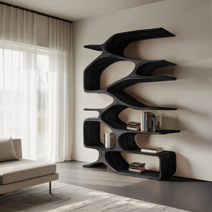 Organic Sculptural Bookshelf For Living Decor