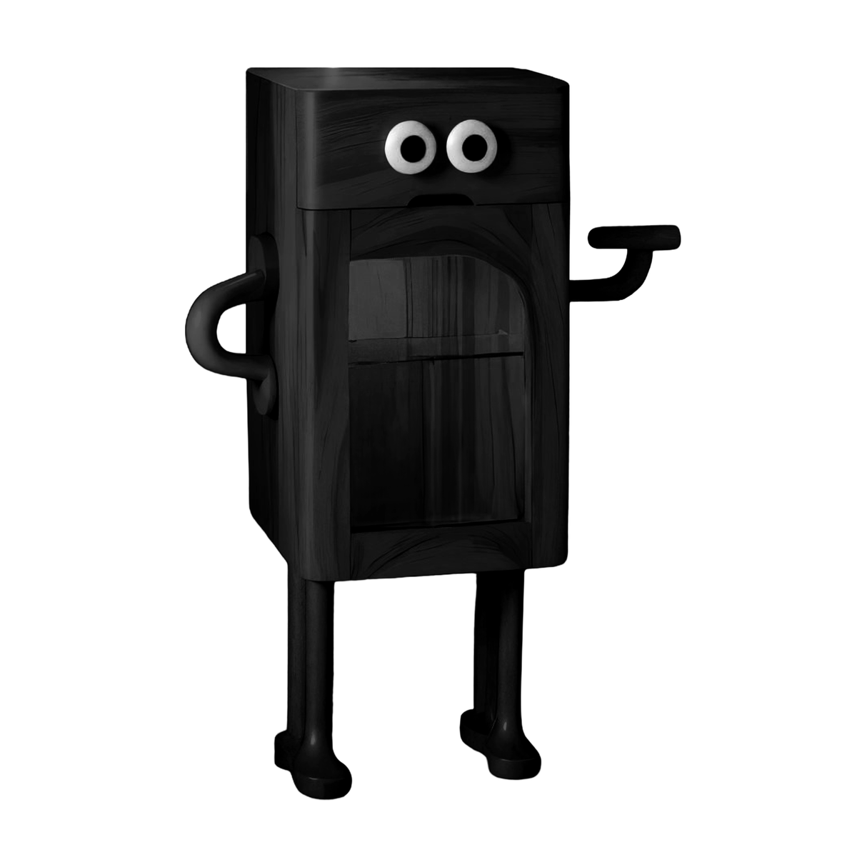 Whimsical Robot Nightstand For Kids Bedroom Or Playroom