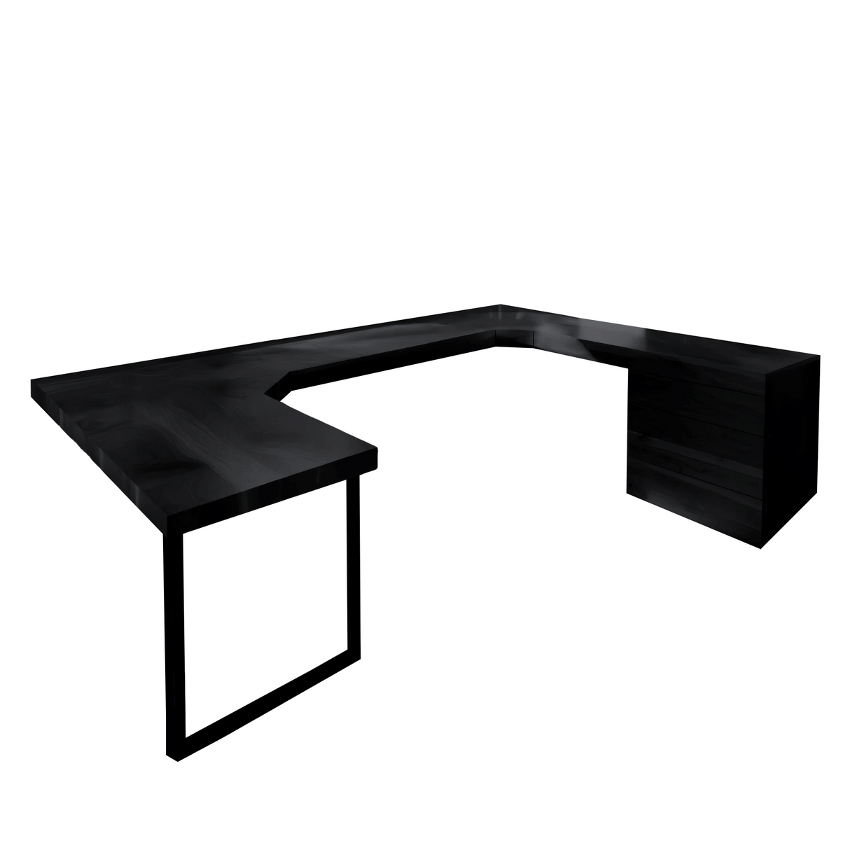 Modern U Shaped Desk For Home Office Use