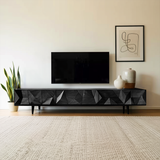 Mid Century Wooden TV Console For Entryway Decor
