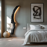 Organic Wall Sconce Curved For Bedroom Or Entryway Decor