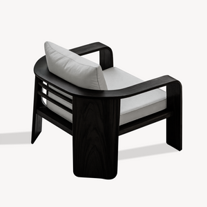 Modern Outdoor Wood Lounge Chair For Patio Or Garden