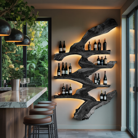 Handcrafted Wine Stand For Kitchen Wine Bottle Rack