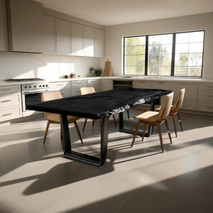 Dining Room Farmhouse Solid Wood Dining Table Warm Grain