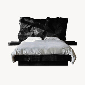 Modern Geometric Headboard Panel For King Or Queen Bed
