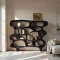 Organic Sculptural Bookshelf For Living Room Or Office Decor