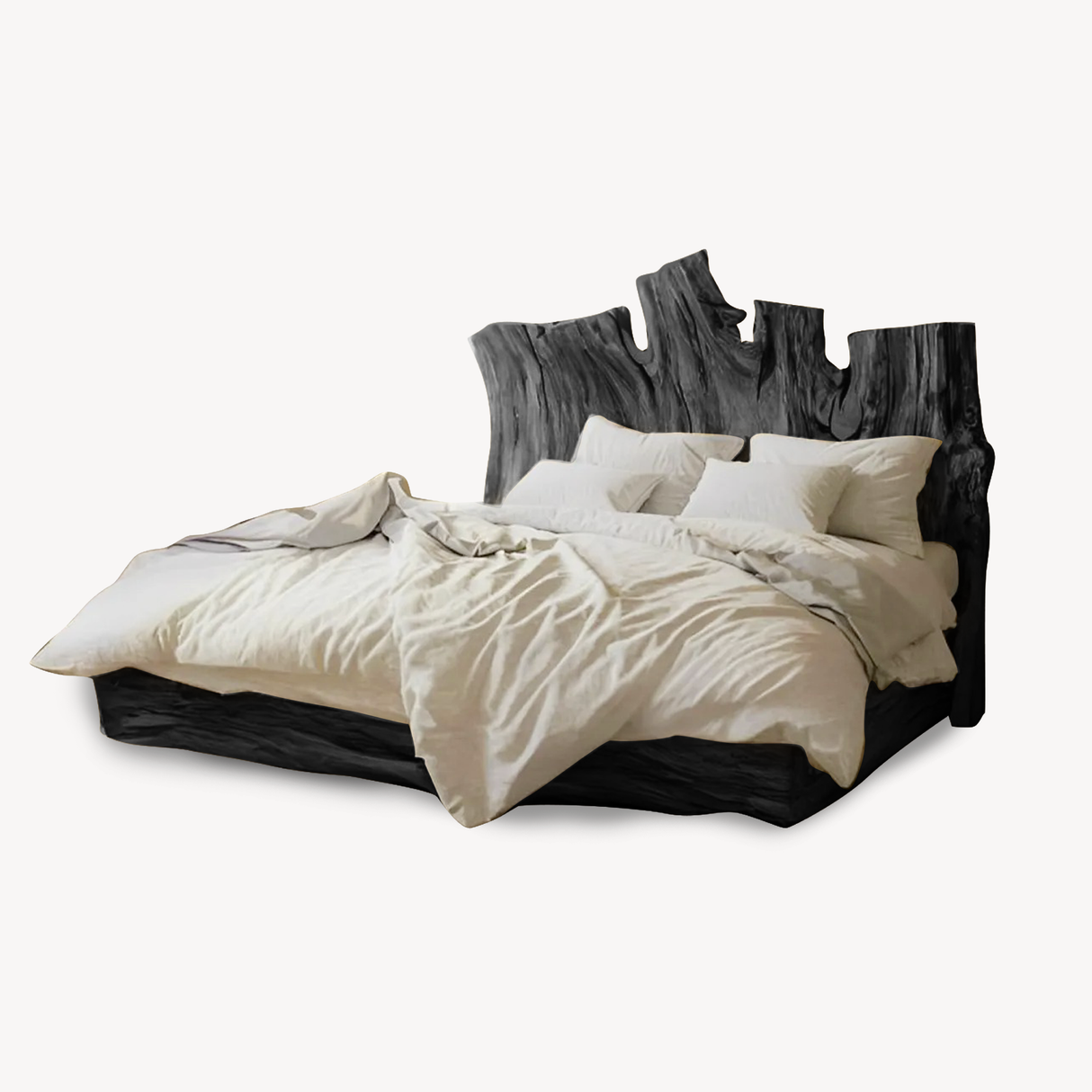 Rustic Live Edge Headboard For King Or Queen Bed
