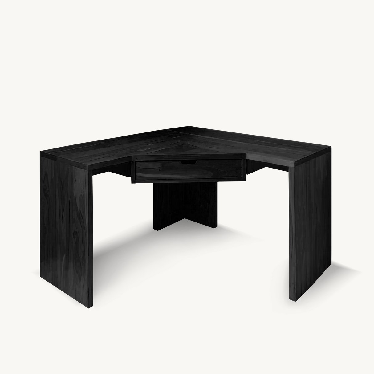 Modern Minimalist Corner Desk For Home Office Setup