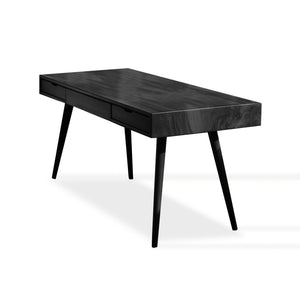 Mid Century Modern Writing Desk With Drawers For Home Office