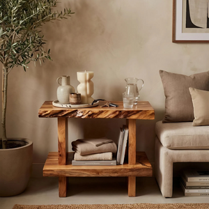 Artistic Large Display Shelf For Living Room Storage And Decor