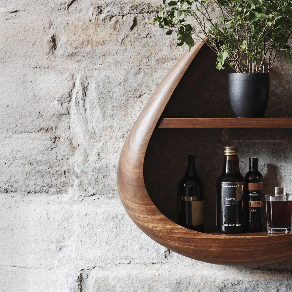 Handcrafted Live Edge Bookshelf For Modern Living Spaces
