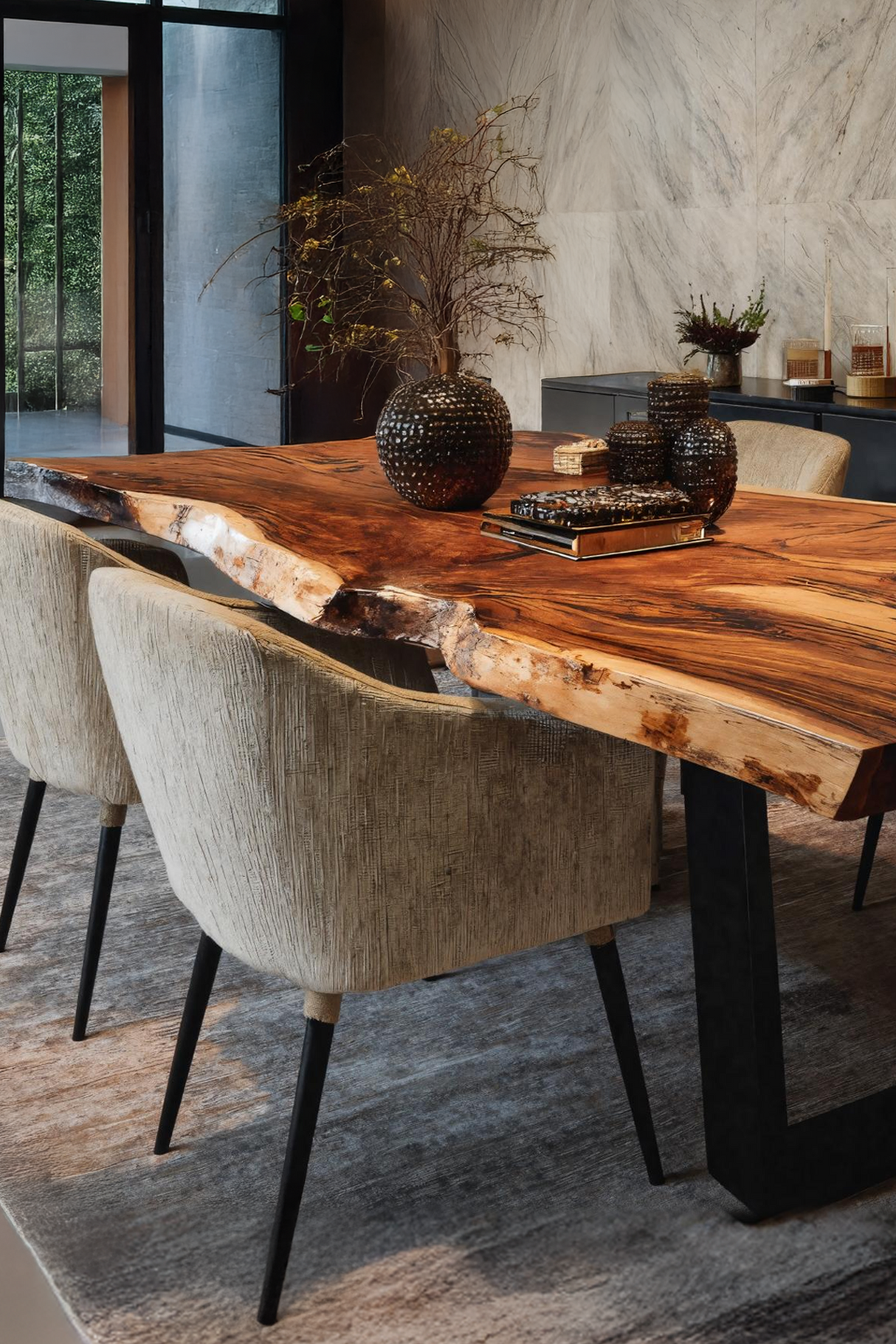 Dining Room Handcrafted Solid Wood Dining Table Artisan