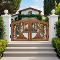 Rustic Tree Branch Gate Design For Garden Entrance