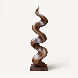 Mid Century Handmade Wood Art For Living Space