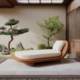 Handcrafted Wooden Daybed For Patio Furniture And Outdoor Decor