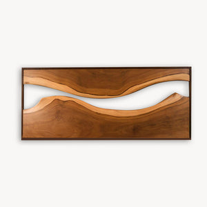 Artistic Live Edge Headboard For Bedroom Centerpiece