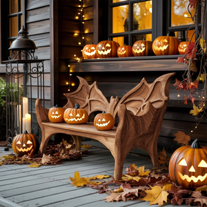 Mid Century Live Edge Outdoor Bench For Patio And Garden Design