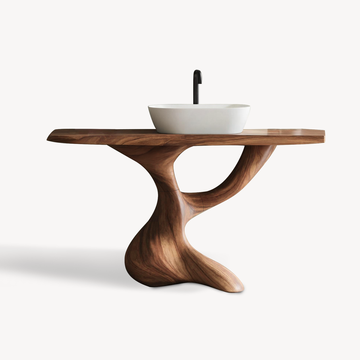 Handcrafted Solid Vanity For Timeless Bathroom Use