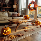 Handcrafted Wooden Live Edge Coffee Table Livingroom Decor Ghost Vibes