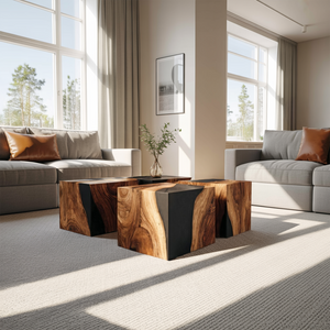 Handcrafted Low Coffee Table For Contemporary Interiors