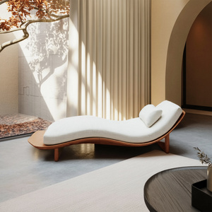 Mid Century Rustic Solid Wood Garden Daybed For Bedroom Furniture