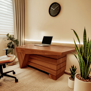 Contemporary Desk Table With Clean Lines For Home Office