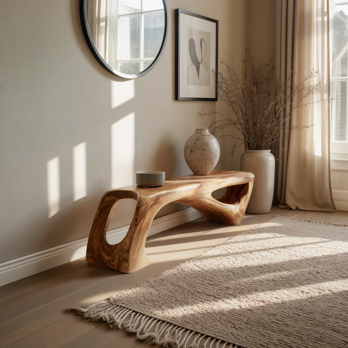 Modern Bench For Entryway Interior