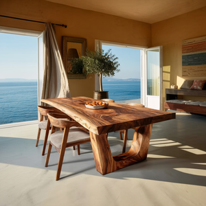 Minimalist Dining Table With Sleek Look For Dining Room