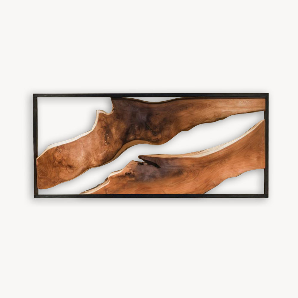 Artistic Live Edge Headboard For Bedroom Centerpiece