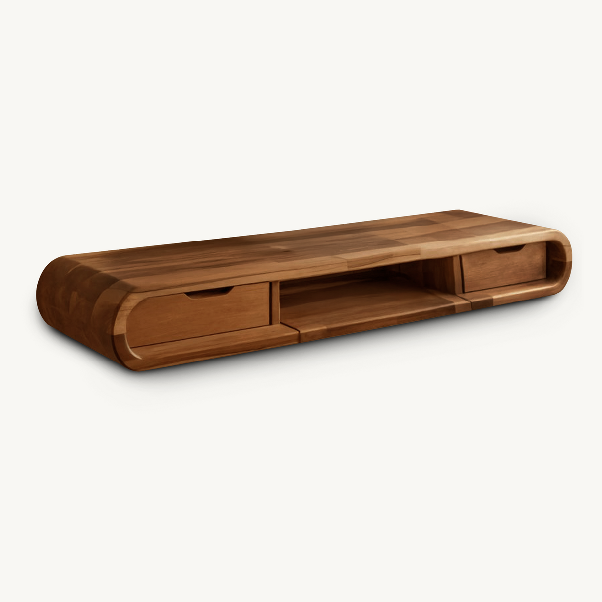 Modern Floating Wall Mounted Desk With Drawers For Bedroom And Office