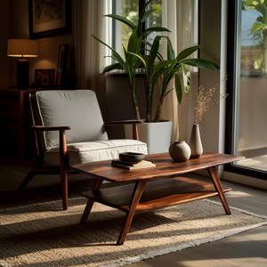 Elegant Rustic Coffee Table With Storage For Living Decor