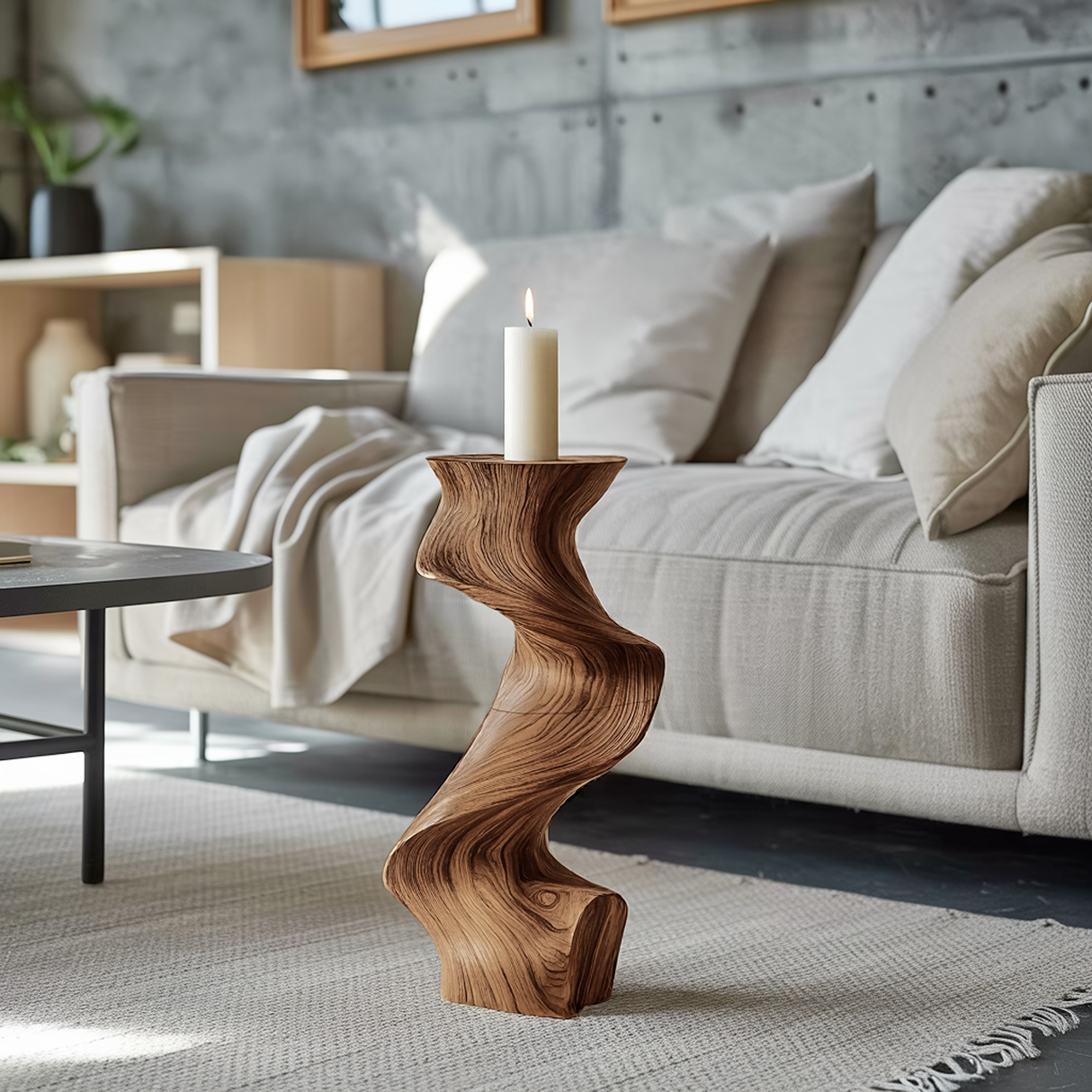 Farmhouse Candle Holder For Outdoor Garden Table Decor