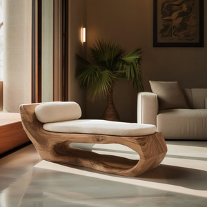 Modern Wooden Lounge Chair For Living Room
