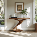 Rustic Console Table Entryway Design