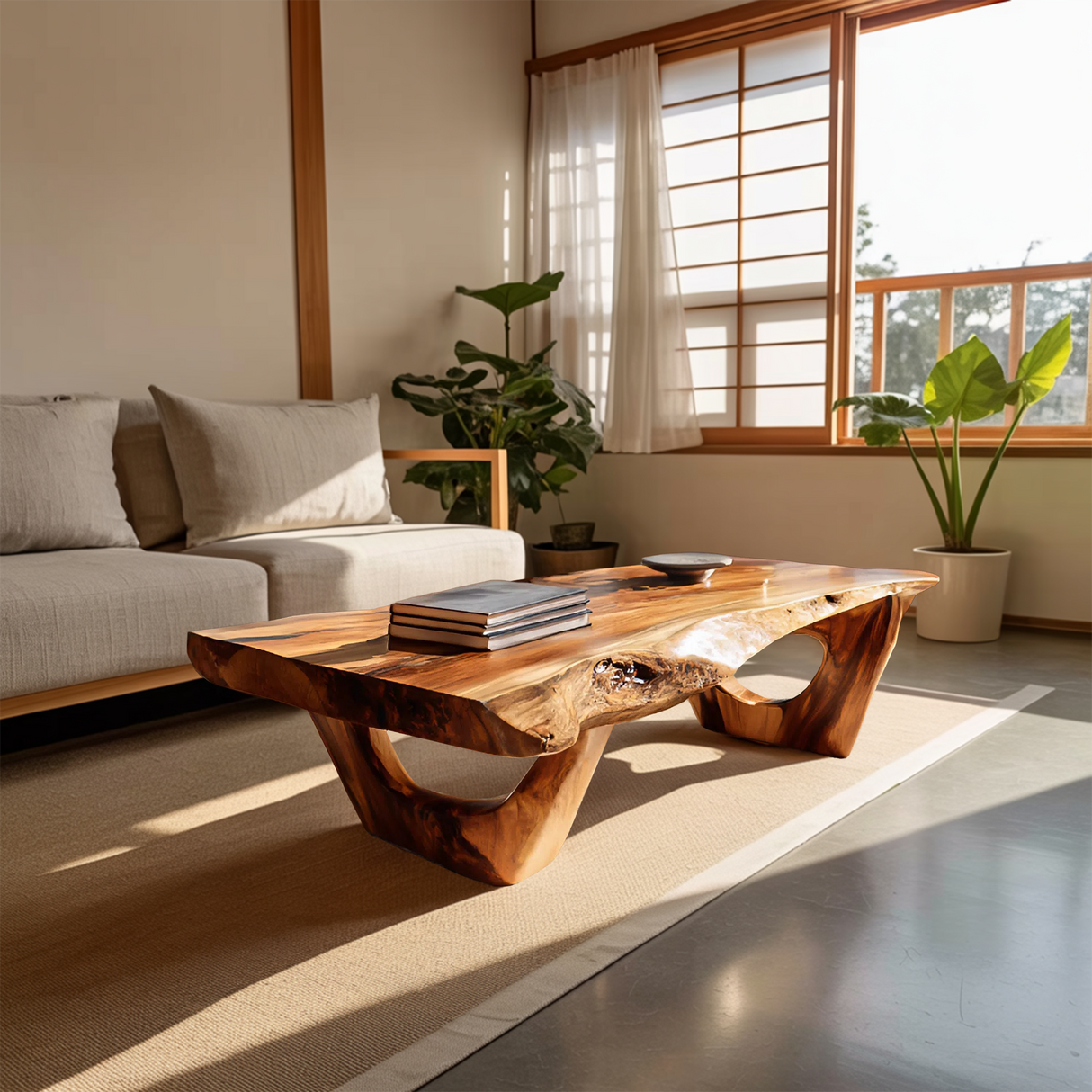 Organic Centerpiece Coffee Table For Home Decor