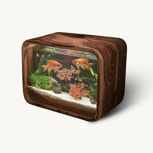 Modern Aquarium Nightstand With Storage For Bedroom And Living Room Display