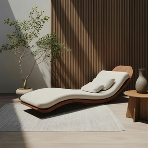 Rustic Wooden Daybed For Patio Furniture And Outdoor Garden Decor