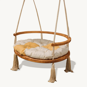 Boho Round Swing Chair For Porch Or Garden