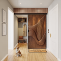 Modern Carved Sliding Door For Bathroom And Entrance