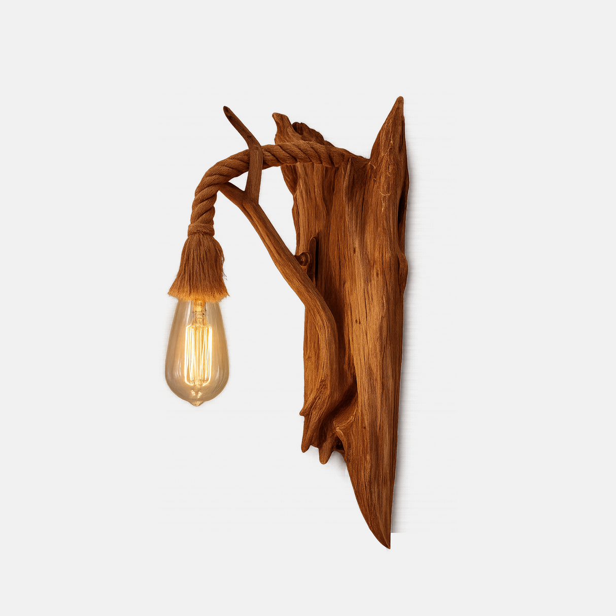 Rustic Wall Lamp For Bedroom And Hallway Lighting